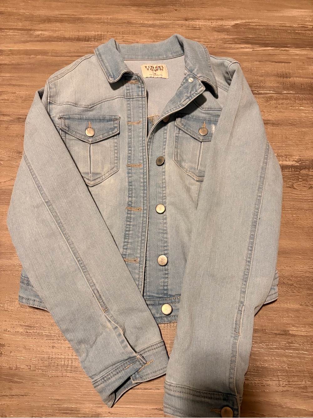 Tinseltown Light Blue Denim Jacket - Women's Jean Jacket